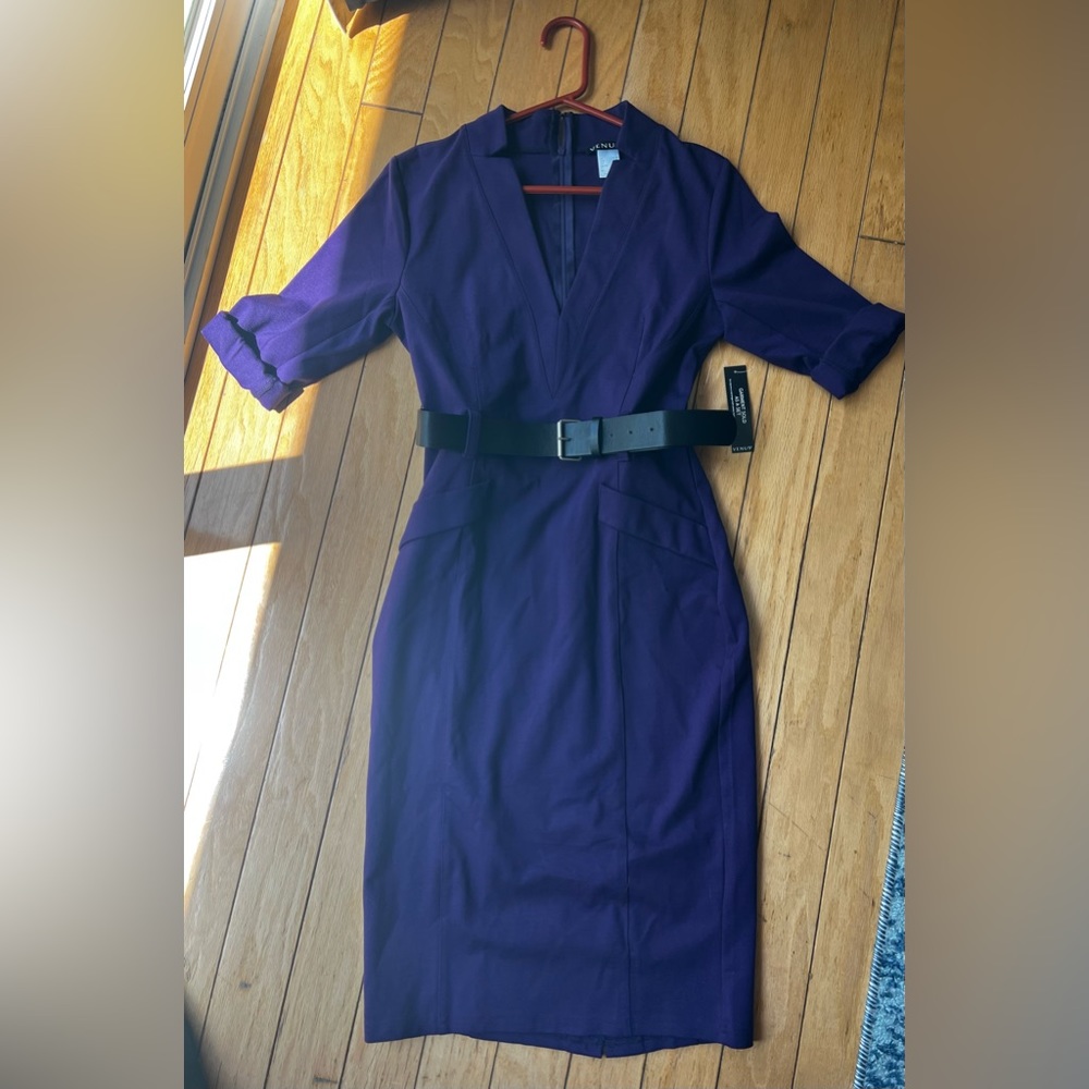 Fitting purple dress new with tags